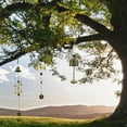 thumbnail image 3 of 3 Pieces Feng Shui Wind Bell Lucky Wind Chimes Chinese Metal Bell Vintage Dragon And Fish Feng Shui Hanging Chime For Good Luck Safe Home Garden Patio Hanging Decoration 3 Bells 6 Bells, 3 of 7