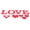 Red, variant on M Buder Red Heart Shape Mirror Wall Stickers 3D DIY Reflective Acrylic Art Decals for Living Room Bedroom Home Wall Décor (5.1 x 5.1 inches / 13 x 13 cm)