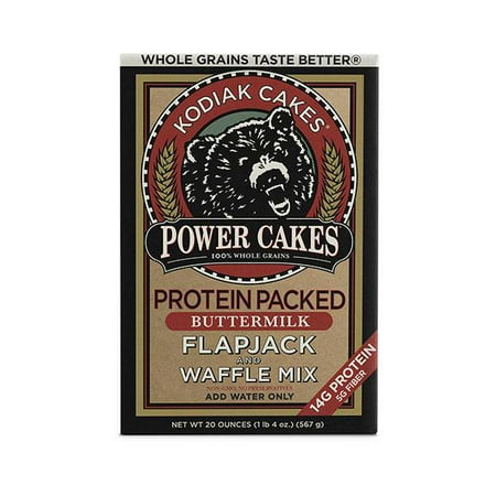 (2 Pack) Kodiak Cakes Power Cakes, Buttermilk Pancake and Waffle Mix, 20