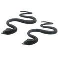 thumbnail image 1 of 2 Pcs Serpents Factices Réalistes Décorations d'Halloween Jouets Serpents Réalistes (Noir), 1 of 8