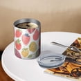 thumbnail image 3 of 12oz Coffee Tumblers White Strawberry Plants Fruit Stainless Steel Vacuum Insulated Travel Tumbler Coffee Cups Mug with Lid and Straw with Cleaning Brush for Cold & Hot Drinks, 3 of 5