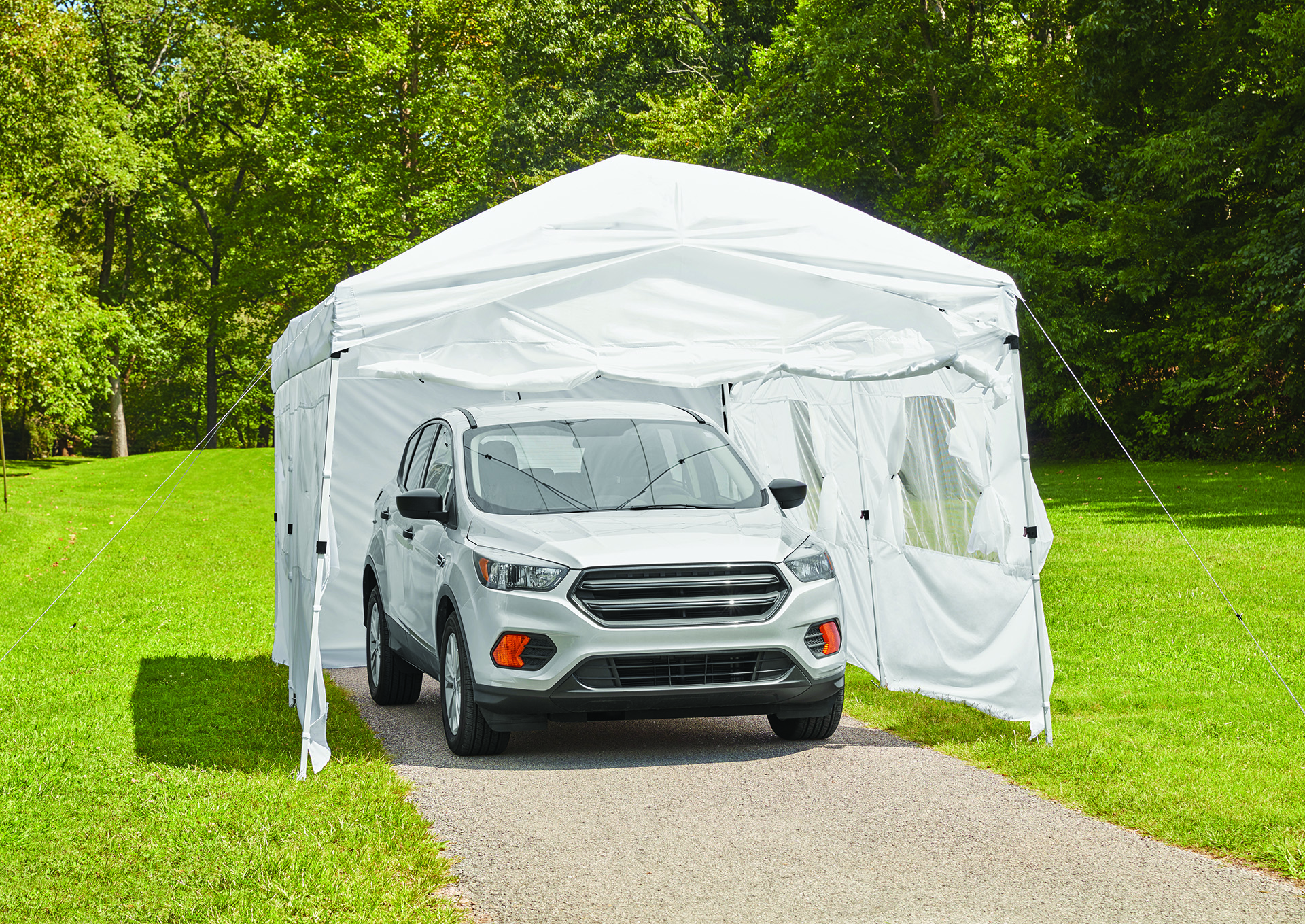 Ozark Trail 10x20 Straight Leg Instant Canopy - Includes Carry Bag, 6 Sidewalls, Stakes, and Tie Out Lines - image 5 of 13