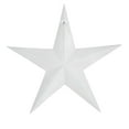 thumbnail image 2 of VHC Brands Patriotic Faceted Metal Star White Wall Hanging 24x24, Independence Day Decor, American Star Design, Distressed Appearance Metal Wall Hanging, Star Shape, Country, Matte White, 2 of 6