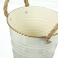 thumbnail image 4 of 1Pcs Rustic Flowerpot Iron Sisal Rope Round with Handles Retro Design for Home Decor Indoor Outdoor Planting, 4 of 8