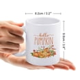 thumbnail image 2 of "Hello Pumpkin" Shaped Coffee Mug,11oz, Fall Autumn Themed Large Ceramic Cup for Morning Coffee, 2 of 8