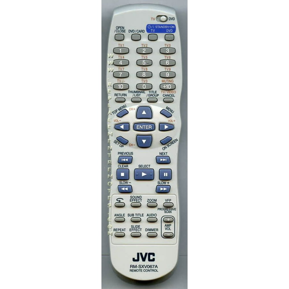 JVC RMSXV067A (p/n RMSXV067A) DVD Player Remote Control (new