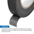 thumbnail image 4 of Uxcell 3Pcs 0.7 inch Wide 60 Yards Black Masking Tape Painters Tape Rolls for Home Office, 4 of 7