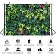 thumbnail image 5 of Green Leaf Floral Backdrop Spring Summer Nature Botanical Photography Background Green Foliage Floral Wall Banner Decorations Natural Theme Wedding Portrait Photo Booth Props, 5 of 5