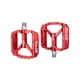 thumbnail image 1 of Ztto 1 par de bicicletas Pedal plano L7U Rodamiento Antideslizante Pedales de color sólido Ciclismo Ciclo de montaña Pieza Accesorios de piezas Suministros Red Monstrate OD002841-02B, 1 of 7