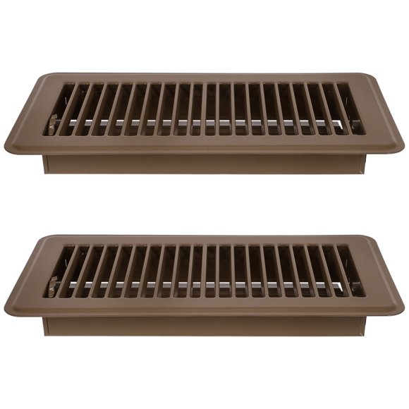 BESTYASH 2Ud Rejillas Ventilación Para En Metal Marrón Claro Con Control Eficiente De Circulación