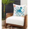 thumbnail image 3 of Saro Lifestyle Octopus Design Down Filled Throw Pillow, 3 of 3