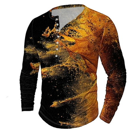 Quarter Zip Pullover Men Golf Clearance Hoodies Under $5 Button Casual Long Sleeve Round-Neck Blouses Shirts