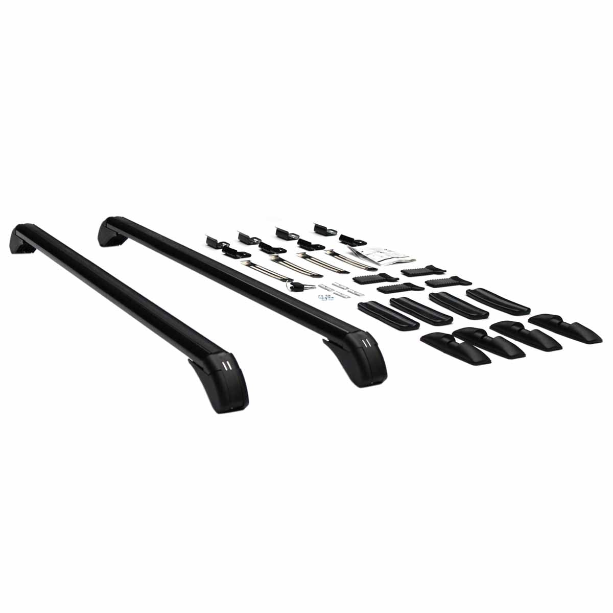 43.3" Universal Car Roof Rack Cross Bars with Lock 165 lbs Capacity