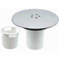 thumbnail image 1 of 90mm/115mm Shower Drain Replacement, Universal Chrome Cover for Fast Drainage, Ideal for Shower Installations in Bathrooms, 1 of 5