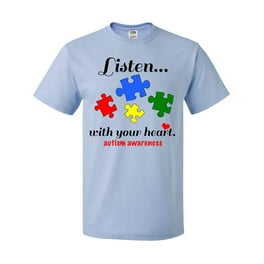 Autism Grandma Autism Awareness T-Shirt Puzzle Piece Heart Autism Grandma Autism Awareness T-Shirt Puzzle Piece Heart