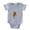 Heather Grey, variant on CafePress - Pomeranian Party - Cute Infant Baby Football Bodysuit