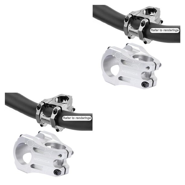 Soidarity Short Handlebar Stem Cycling Aluminum Alloy Stem 31.8mm Ultralight Bike Type2 NO2