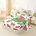 thumbnail image 2 of Erosebridal Funny Capybara Twin Sheet Sets,Cartoon Ribbon Bows Bedding For Girls Kids 3 Pieces, 2 of 6