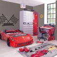thumbnail image 5 of Race Car Garage Bedroom Boys Study Desk, Study Table, Learning Desks for Arts & Crafts - Red, 5 of 5