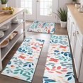 thumbnail image 2 of Pioneer Flower Floral Print Pattern Kitchen Rugs Sets Of 3,Kitchen Runner Rugs Non Skid Washable,Decorative Kitchen Floor Mats for Kitchen,Sink,Laundry,17"x30"+ 17"x47" + 17"x59", 2 of 6