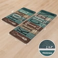 thumbnail image 2 of Farmhouse Kitchen Rugs and Mats Set of 2 Kitchen is The Heart of The Home Vintage Non Slip Washable Floor Mat Home Decor 17x47 inch and 17x29 inch, 2 of 6