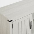 thumbnail image 6 of FESTIVO 58 in. Saw Cut TV Stand Entertainment Center for TVs up to 65 in. - Off White, 6 of 8