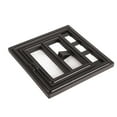 thumbnail image 1 of Puerta mosquitera para perros, repelente de mosquitos, doble imán, puerta corrediza con cierre para perros y gatos, color negro, talla S, 1 of 14