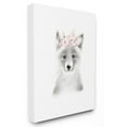 thumbnail image 2 of The Stupell Home Decor Collection Sketched Fluffy Fox Flowers Canvas Wall Art, 2 of 6