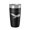 Black, variant on Harlan County Lake Map Tumbler Travel Mug Insulated Laser Engraved Coffee Cup Nebraska 20 oz Dark Gray