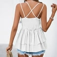 thumbnail image 4 of Lixiuxyad Tank Tops Basic Layer Trendy Women's Tanks & Casual Summer Tops With Lace Details For Everyday Comfort And Style(White XL), 4 of 4