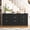 Black, variant on CQSXDA 9 Drawer Storage Cabinet in Classic Design, 63 Inch Wooden Dresser Ideal for Bedroom and Living Room Use