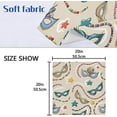 thumbnail image 7 of Coolnut Mardi Gras Cloth Napkins Set of 4, Oversized Washable Reusable Polyester Dinner Table Napkins for Family, Restaurant, Party Decor, 20 x 20 Inch, 7 of 7