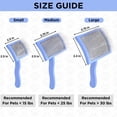 thumbnail image 6 of We Love Doodles Curved Dog Slicker Brush – Professional Grooming Brush for Long & Curly Hair, Removes Mats, Tangles & Loose Fur – Soft Pin Dematting & Deshedding Brush, Large, 6 of 7