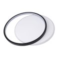 thumbnail image 1 of Lámpara de Techo LED, Lámpara de Techo LED Moderna Redonda Acrílica Con Control Remoto, Accesorio de Iluminación de Montaje empotrado para Dormitorio, 3 temperaturas de color, 1 of 7
