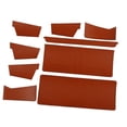 thumbnail image 6 of Billfold Kit DIY Leather Wallet Kits for Men Women Unfinished Sewing Material with Stitching Holes Orange, 6 of 10