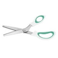 thumbnail image 1 of Uxcell Sewing Scissors Stainless Steel Serrated Craft Shears White Green, 1 of 6