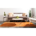 thumbnail image 4 of Unique Loom Williamsburg Solid Vibrant Rug 4' x 6' Rectangle Orange/Ivory, 4 of 5