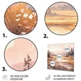 thumbnail image 3 of Designart "Summit Serenity High Altitude Peace" Landscapes Metal Art Living Room, 3 of 5