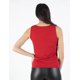 thumbnail image 4 of Blusa básica sin manga color Rojo AMAD Casual para mujer Talla M, 4 of 5