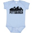 thumbnail image 3 of Inktastic Pittsburgh Skyline Grunge Boys or Girls Baby Bodysuit, 3 of 5