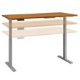 thumbnail image 3 of Move 60 Series Bureau Réglable 60W x 30D en Cerisier Naturel - Bois Manufacturé, 3 of 6