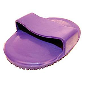Soft Rubber Curry Comb - Partrade Trading Curry Round Rubber Comb Massage Skin Grooming Tool Jr Purple