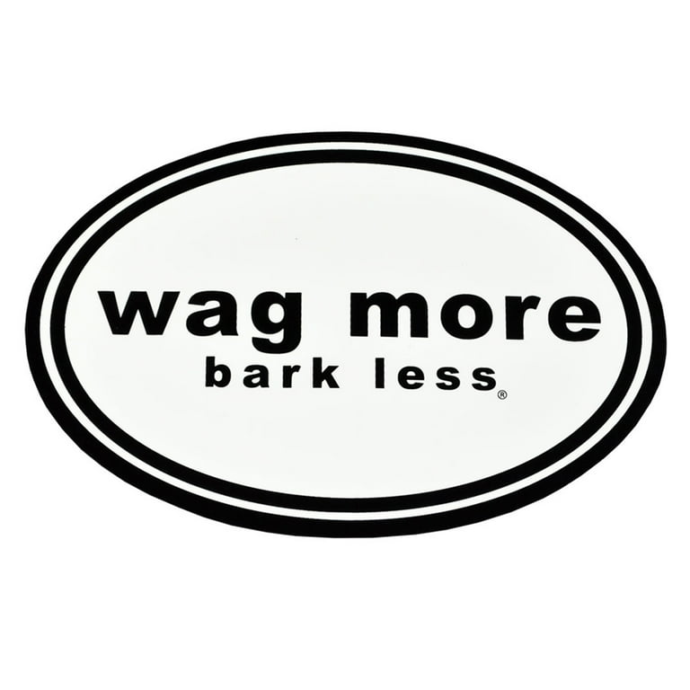 Wag more bark less car magnet cheap