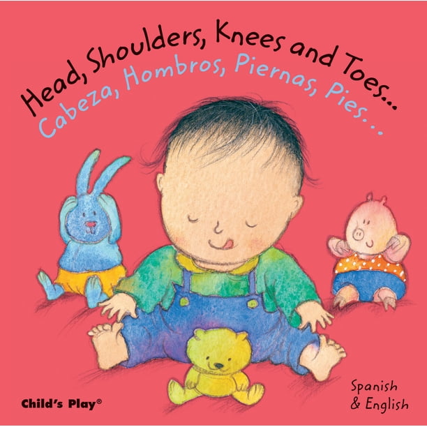 Dual Language Baby Board Books English/Spanish Head, Shoulders, Knees