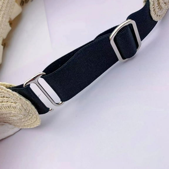 MLINS 4 Pcs Hat Adjustment Elastic Band 13.00X2.50X1.00CM Black