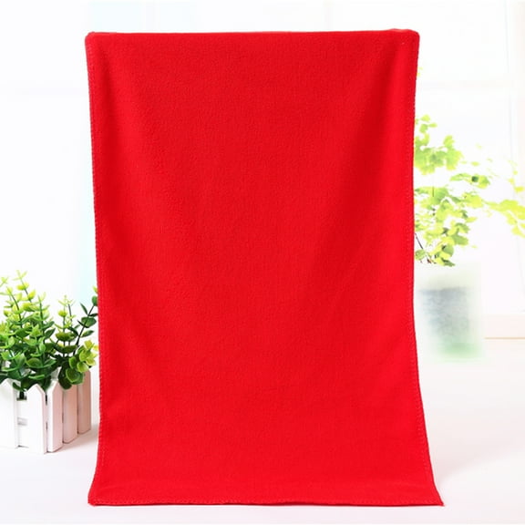 XGFHYJEH Hand Towel, Towel Clearance, Hand Towels Under $5, Hand Towels for Bathroom, Spring Hand Towel, Towel For Bath, Hand, Face, Gym, Spa, polyester, 75*35CM, Red