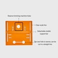 thumbnail image 4 of Cutting Machine Base Plate, 28x25cm Circular Saw Base Plate Cuttable 19cm  for Woodworking, 4 of 7