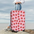 thumbnail image 3 of Lsque Hand Drawn Strawberry Printed Luggage Cover, Travel Luggage Protector,Scratch and Dirt Resistant, Fits 18-32 Inch Luggage - Medium, 3 of 9