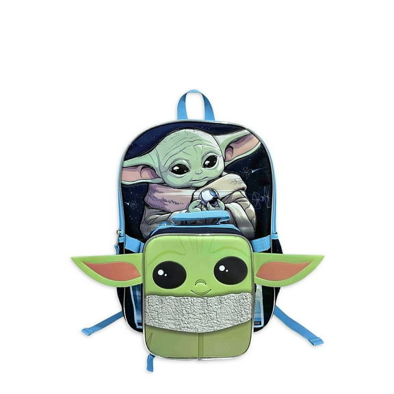 Star Wars: The Mandalorian Backpack with Detachable Lunch Bag 2-Piece Set