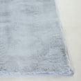 thumbnail image 5 of Safavieh Faux Rabbit Fur Davin Solid Machine Washable Slip Resistant Area Rug, Silver, 5' x 7', 5 of 13